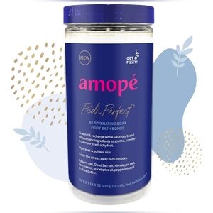 Amopé Pedi Perfect Rejuvenating Foot Soak Foot Bath Bombs 14.8oz BNIB